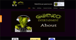 Desktop Screenshot of geckoentertainment.co.za